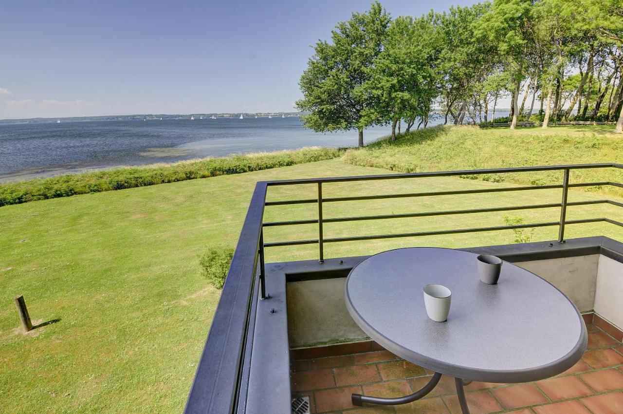 Fewo1846 - Fjordview - Komfortables Studioapartment Mit Balkon Und Meerblick Gluecksburg Exterior photo